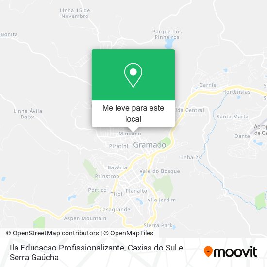 Ila Educacao Profissionalizante mapa