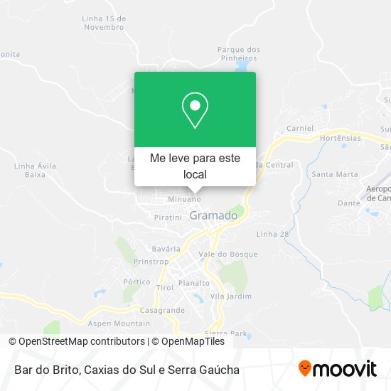 Bar do Brito mapa