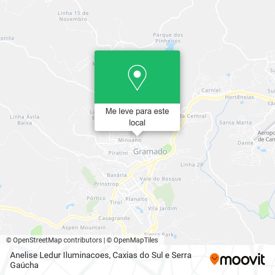 Anelise Ledur Iluminacoes mapa