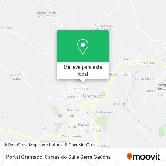 Portal Gramado mapa