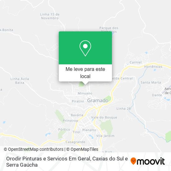 Orodir Pinturas e Servicos Em Geral mapa