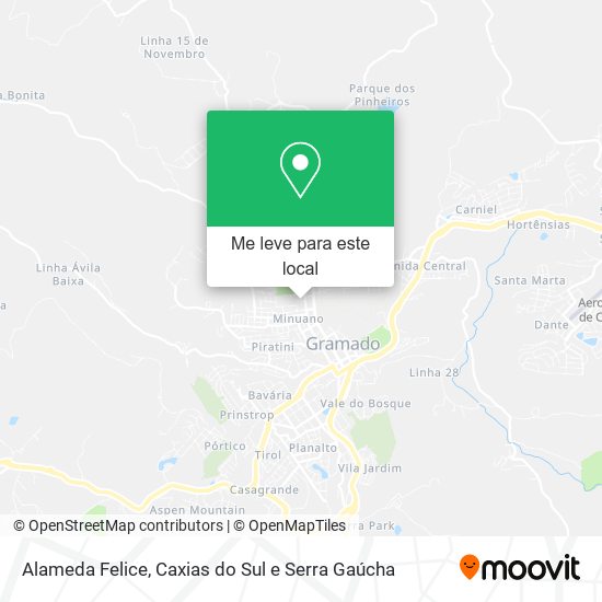 Alameda Felice mapa