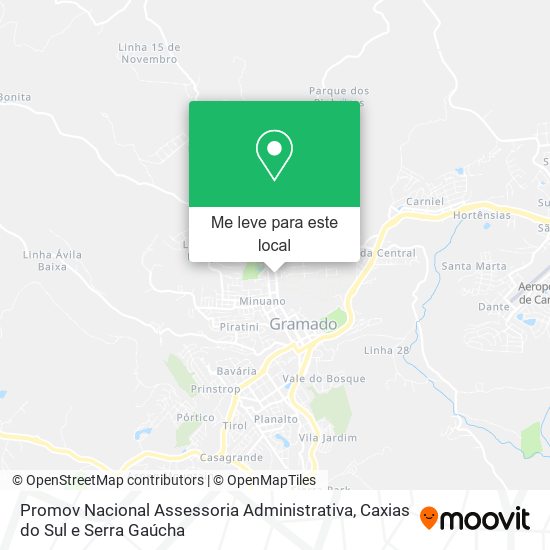 Promov Nacional Assessoria Administrativa mapa