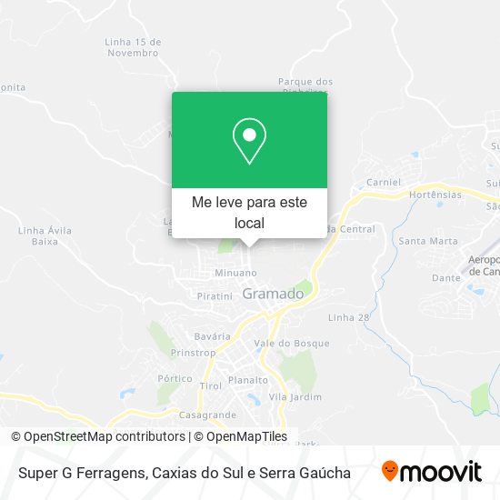 Super G Ferragens mapa