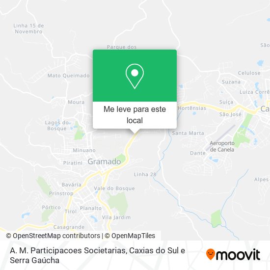 A. M. Participacoes Societarias mapa