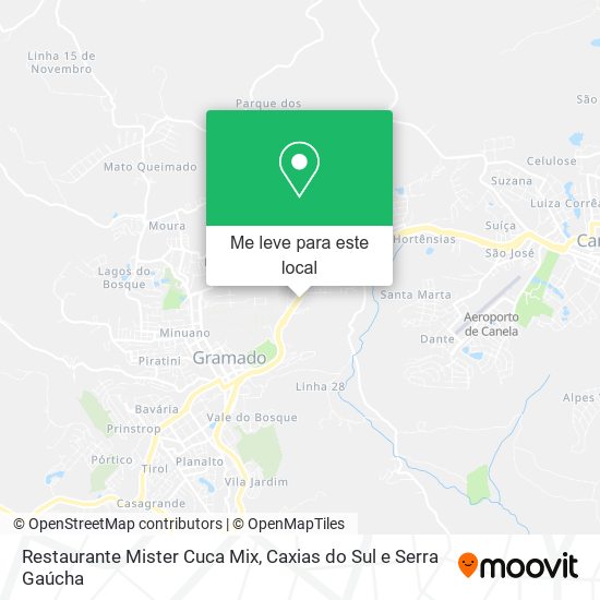 Restaurante Mister Cuca Mix mapa