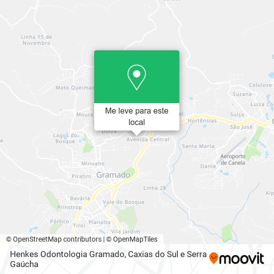 Henkes Odontologia Gramado mapa