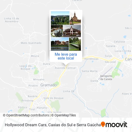 Hollywood Dream Cars mapa