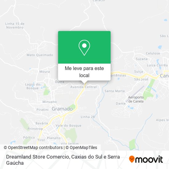 Dreamland Store Comercio mapa