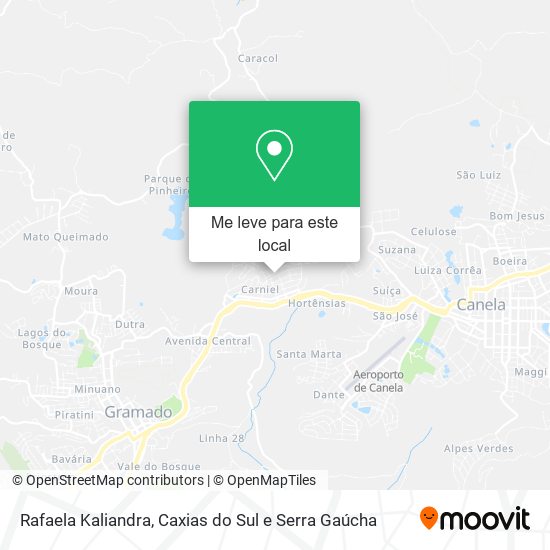 Rafaela Kaliandra mapa