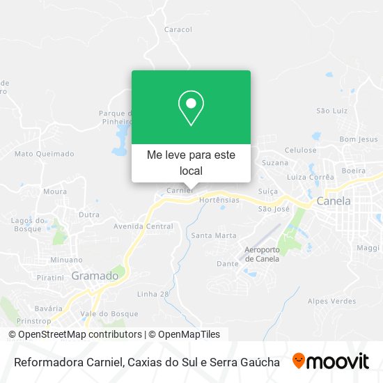 Reformadora Carniel mapa