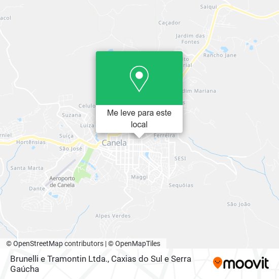 Brunelli e Tramontin Ltda. mapa