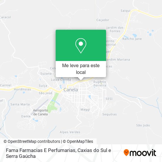 Fama Farmacias E Perfumarias mapa