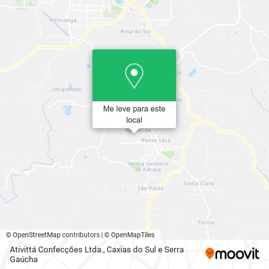 Ativittá Confecções Ltda. mapa