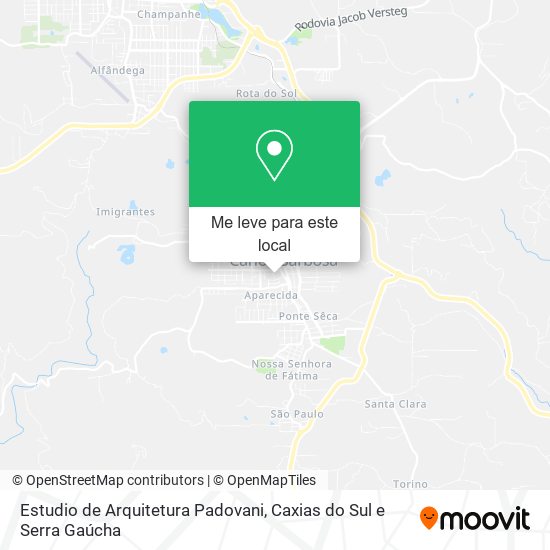 Estudio de Arquitetura Padovani mapa