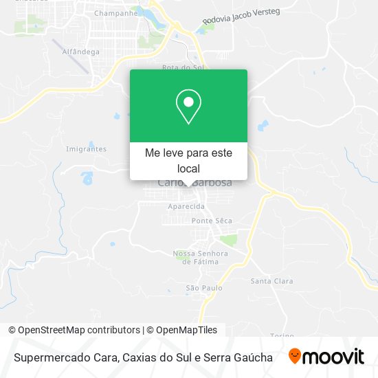 Supermercado Cara mapa