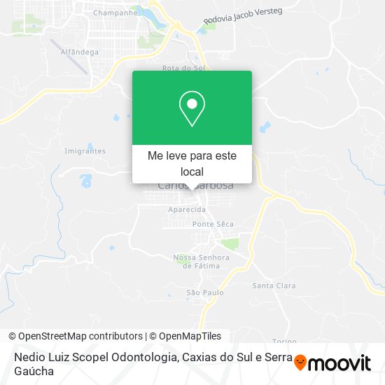 Nedio Luiz Scopel Odontologia mapa