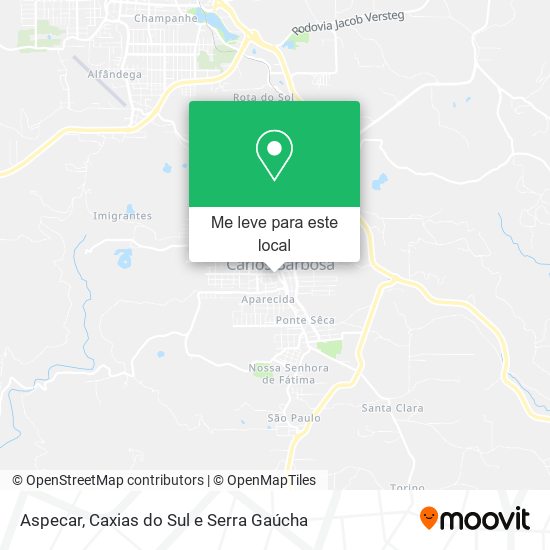Aspecar mapa