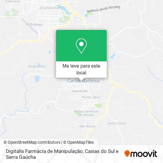 Digitalis Farmácia de Manipulação mapa