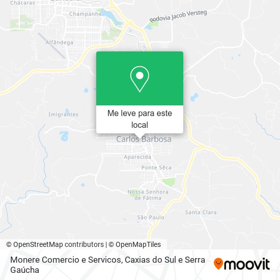 Monere Comercio e Servicos mapa
