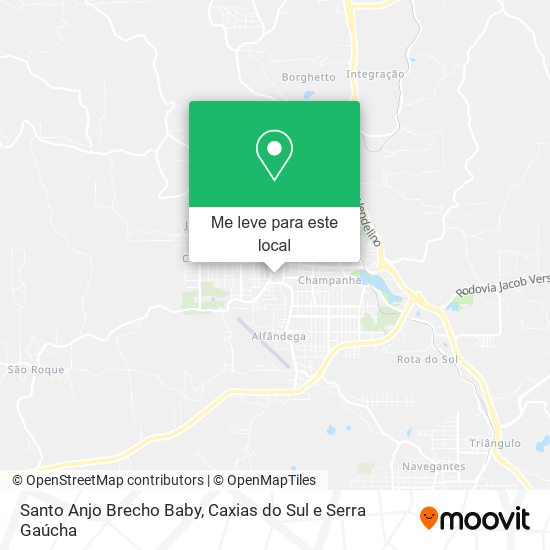 Santo Anjo Brecho Baby mapa