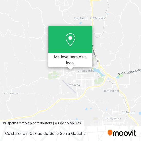 Costureiras mapa