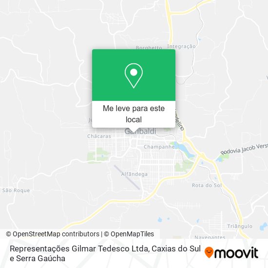 Representações Gilmar Tedesco Ltda mapa