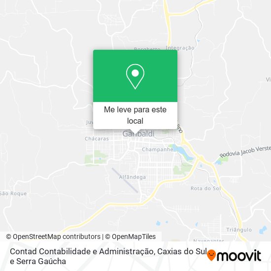 Contad Contabilidade e Administração mapa