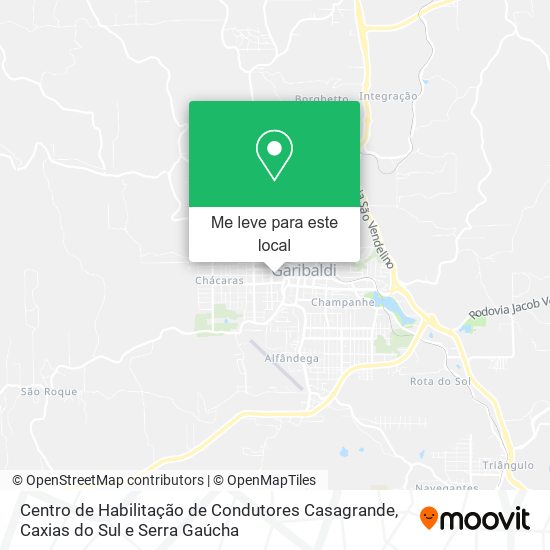 Centro de Habilitação de Condutores Casagrande mapa