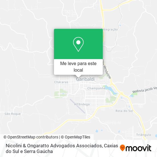 Nicolini & Ongaratto Advogados Associados mapa