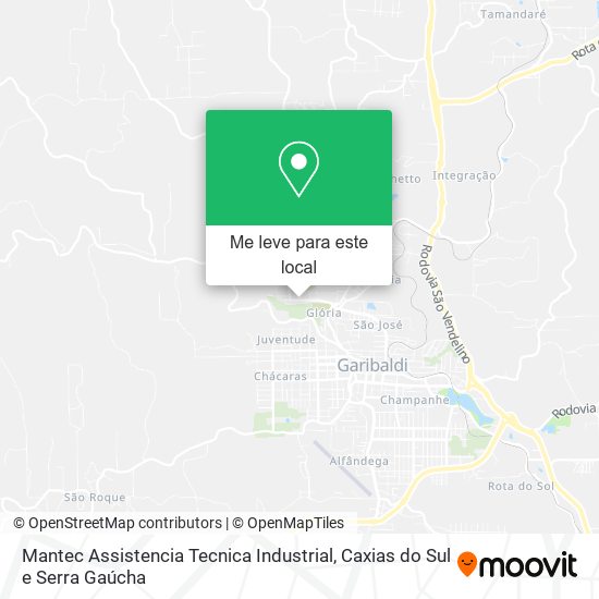 Mantec Assistencia Tecnica Industrial mapa
