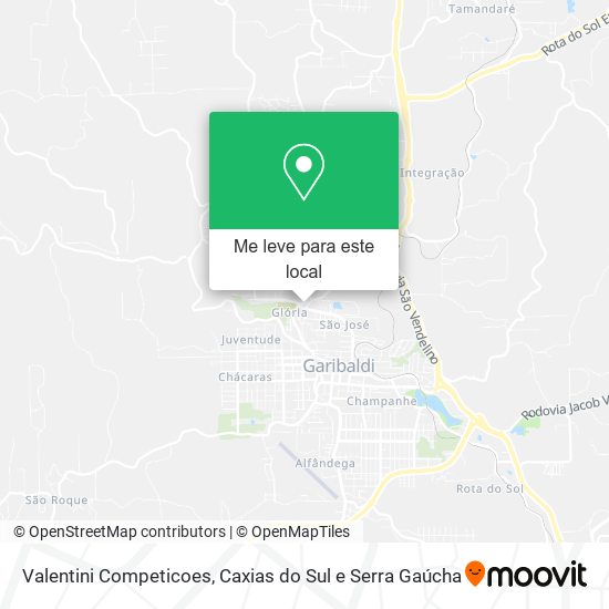 Valentini Competicoes mapa