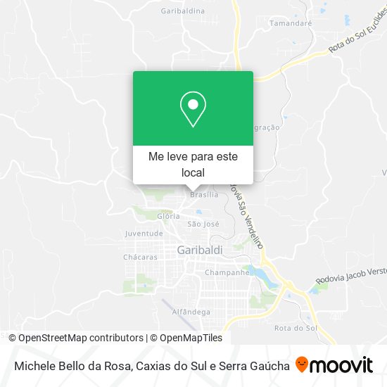 Michele Bello da Rosa mapa