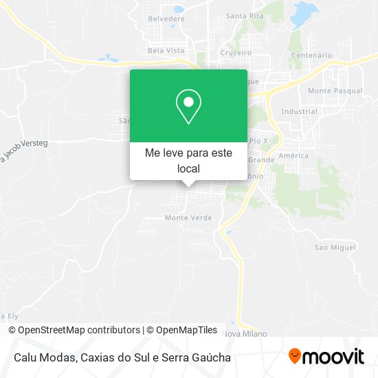 Calu Modas mapa