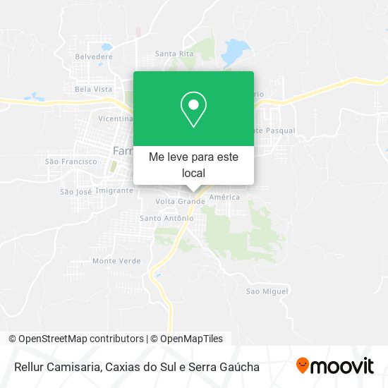 Rellur Camisaria mapa