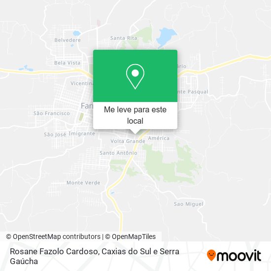Rosane Fazolo Cardoso mapa