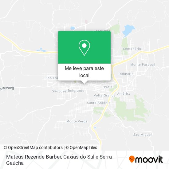 Mateus Rezende Barber mapa