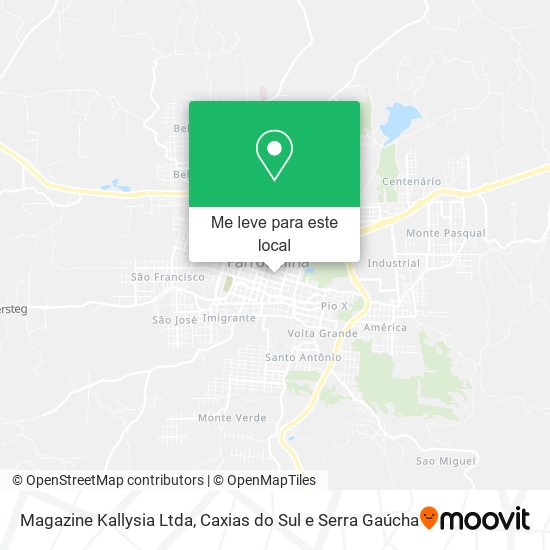 Magazine Kallysia Ltda mapa