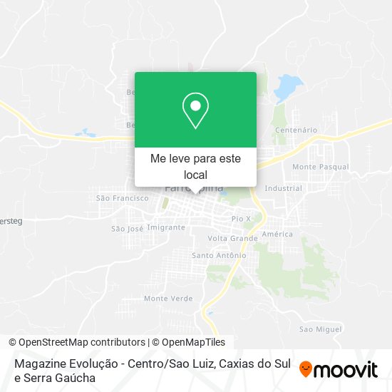 Magazine Evolução - Centro / Sao Luiz mapa