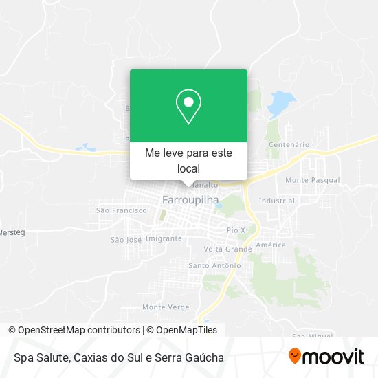 Spa Salute mapa
