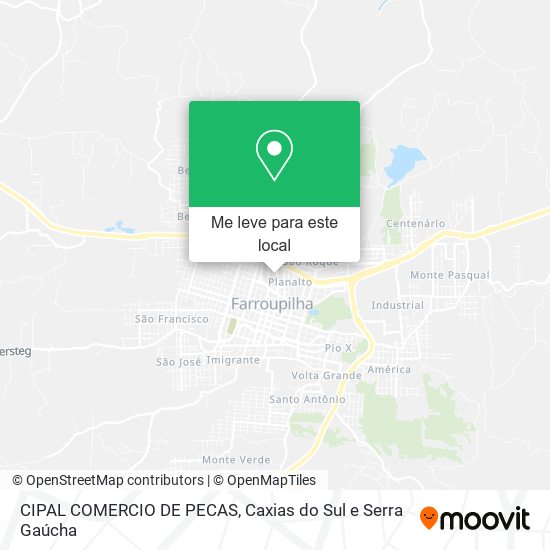 CIPAL COMERCIO DE PECAS mapa