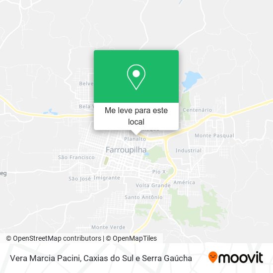 Vera Marcia Pacini mapa