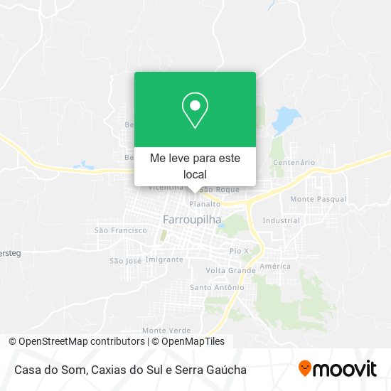 Casa do Som mapa