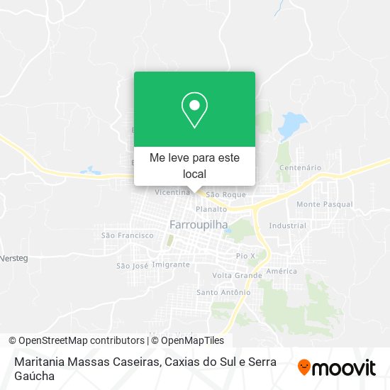 Maritania Massas Caseiras mapa