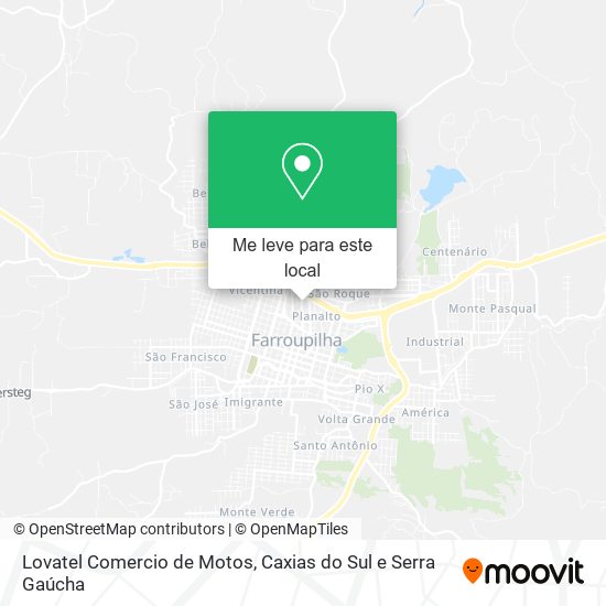 Lovatel Comercio de Motos mapa