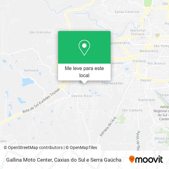 Gallina Moto Center mapa