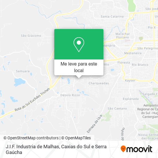 J.I.F. Industria de Malhas mapa