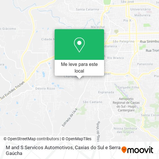 M and S Servicos Automotivos mapa