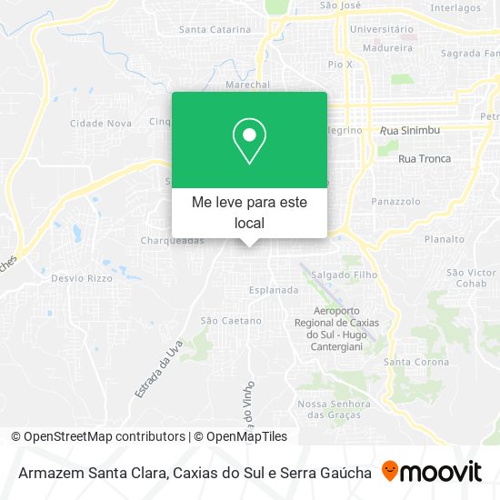 Armazem Santa Clara mapa