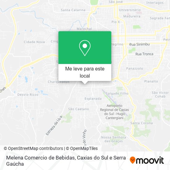 Melena Comercio de Bebidas mapa
